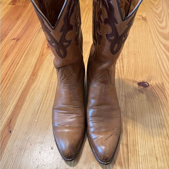 VTG Lucchese San Antonio 2L126 Leather Two Tone Size US 11AA - Picture 2 of 16